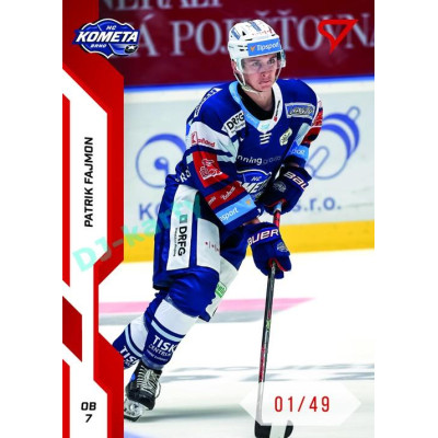 2022/23 Sportzoo ELH 2. série #332 Patrik Fajmon Red xx/49