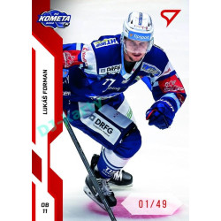 2022/23 Sportzoo ELH 2. série #333 Lukáš Forman Red xx/49