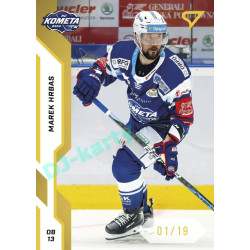 2022/23 Sportzoo ELH 1. série #185 Marek Hrbas Gold xx/19