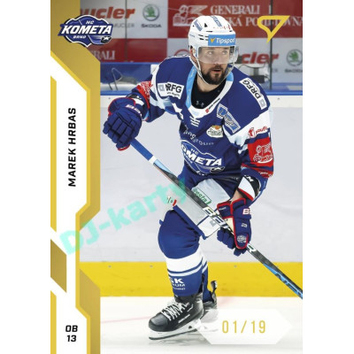 2022/23 Sportzoo ELH 1. série #185 Marek Hrbas Gold xx/19