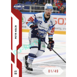 2022/23 Sportzoo ELH 1. série #190 Petr Holík Red xx/49