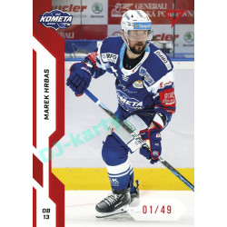2022/23 Sportzoo ELH 1. série #185 Marek Hrbas Red xx/49