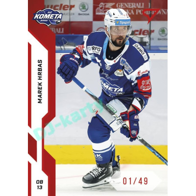 2022/23 Sportzoo ELH 1. série #185 Marek Hrbas Red xx/49