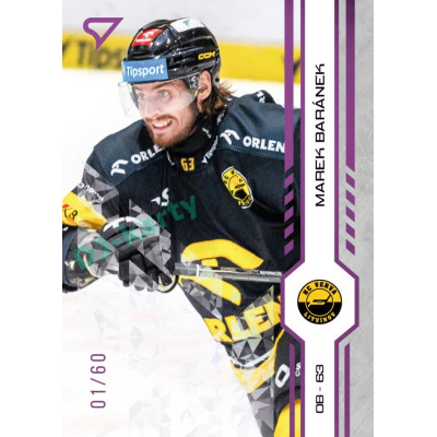 2024/25 Sportzoo ELH 1. serie #058 Marek Baránek Purple Iceberg xx/60