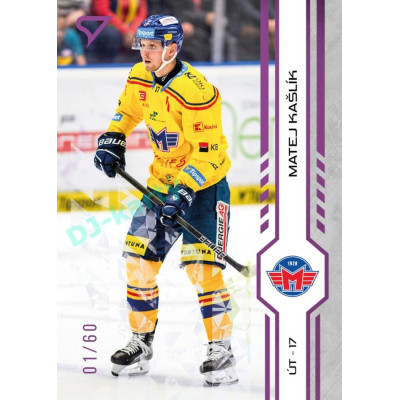 2024/25 Sportzoo ELH 1. serie #101 Matej Kašlík Purple Iceberg xx/60