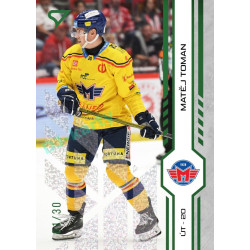 2024/25 Sportzoo ELH 1. serie #107 Matěj Toman Green Glitter xx/30