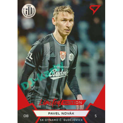 2021/22 Sportzoo Fortuna Liga 2. série #317 Pavel Novák Red xx/49