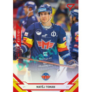 2021/22 Sportzoo TIPSPORT ELH 2. série #370 Matěj Toman Red xx/49