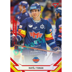 2021/22 Sportzoo TIPSPORT ELH 2. série #370 Matěj Toman Red xx/49