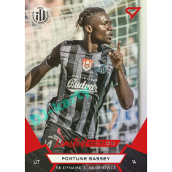 2021/22 Sportzoo Fortuna Liga 2. série #323 Fortune Bassey Red xx/49