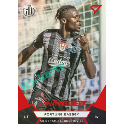 2021/22 Sportzoo Fortuna Liga 2. série #323 Fortune Bassey Red xx/49