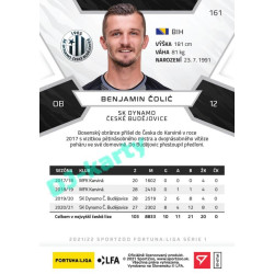 2021/22 Sportzoo Fortuna Liga Benjamin Čolič #161