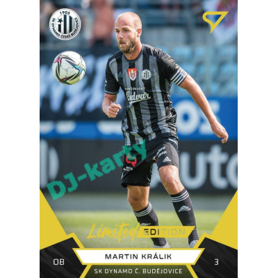 2021/22 Sportzoo Fortuna Liga Martin Králik #163 Gold xx/99