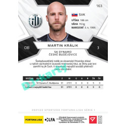 2021/22 Sportzoo Fortuna Liga Martin Králik #163