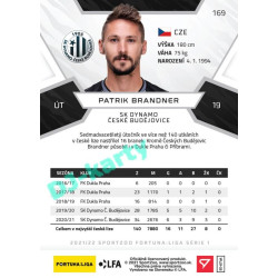 2021/22 Sportzoo Fortuna Liga Patrik Brandner #169