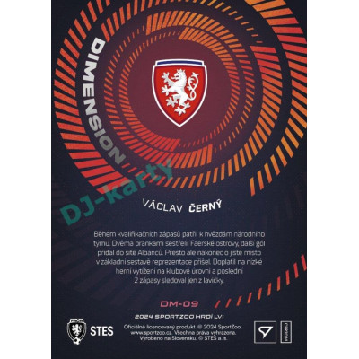 2024 Sportzoo HRDÍ LVI #DM-09 Václav Černý Dimension 1