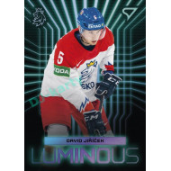 2024 Sportzoo Hokejové ČESKO #LS-07 David Jiříček Luminous Blue