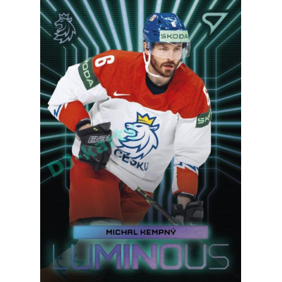 2024 Sportzoo Hokejové ČESKO #LS-08 Michal Kempný Luminous Blue