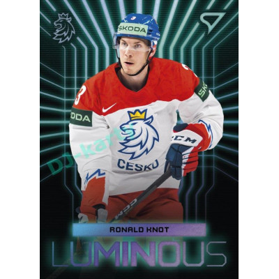 2024 Sportzoo Hokejové ČESKO #LS-09 Ronald Knot Luminous Blue