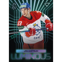 2024 Sportzoo Hokejové ČESKO #LS-10 Jan Košťálek Luminous Blue