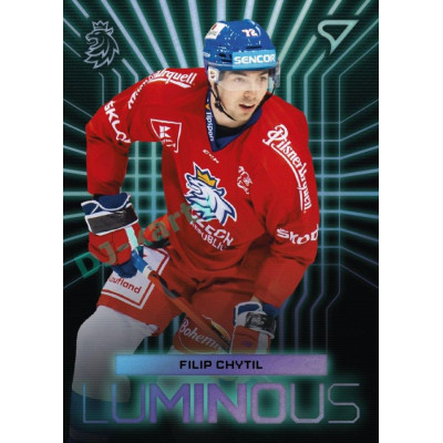 2024 Sportzoo Hokejové ČESKO #LS-18 Filip Chytil Luminous Blue