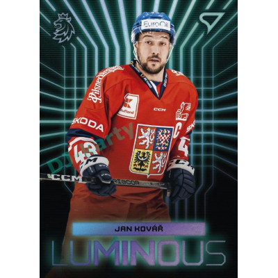 2024 Sportzoo Hokejové ČESKO #LS-20 Jan Kovář Luminous Blue