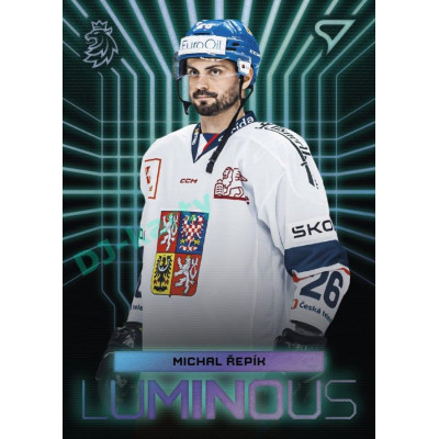 2024 Sportzoo Hokejové ČESKO #LS-24 Michal Řepík Luminous Blue