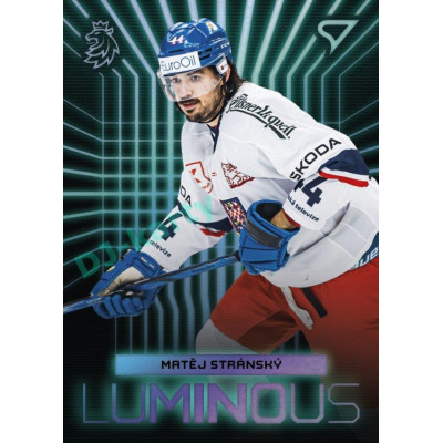 2024 Sportzoo Hokejové ČESKO #LS-25 Matěj Stránský Luminous Blue