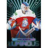 2024 Sportzoo Hokejové ČESKO #LS-03 Karel Vejmelka Luminous Blue