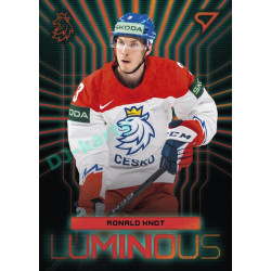 2024 Sportzoo Hokejové ČESKO #LS-09 Ronald Knot Luminous Red