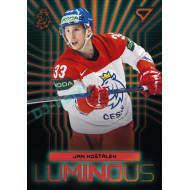 2024 Sportzoo Hokejové ČESKO #LS-10 Jan Košťálek Luminous Red