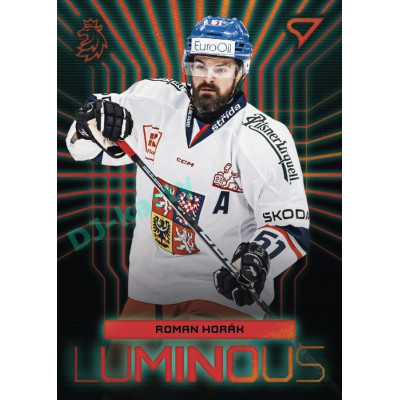2024 Sportzoo Hokejové ČESKO #LS-16 Roman Horák Luminous Red