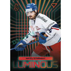 2024 Sportzoo Hokejové ČESKO #LS-25 Matěj Stránský Luminous Red