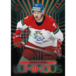2024 Sportzoo Hokejové ČESKO #LS-04 Tomáš Dvořák Luminous Red