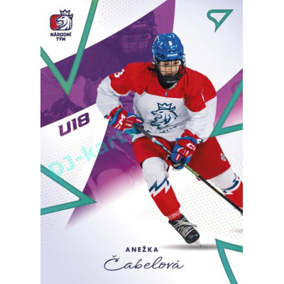 2024 Sportzoo Hokejové ČESKO #ZR-24 Anežka Čabelová Národní tým ŽEN