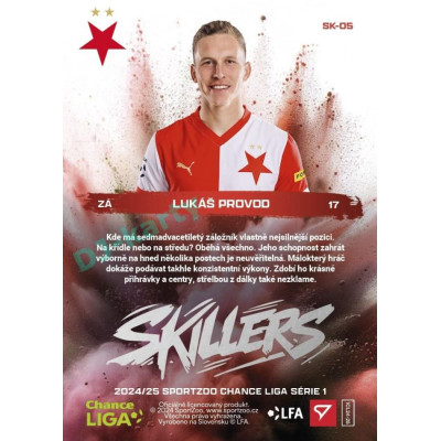 2024/25 Sportzoo Chance Liga 1. série #SK-05 Lukáš Provod Skillers