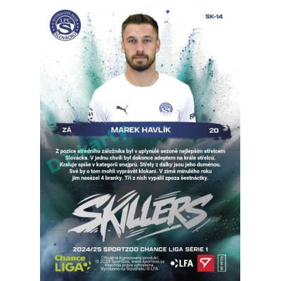 2024/25 Sportzoo Chance Liga 1. série #SK-14 Marek Havlík Skillers