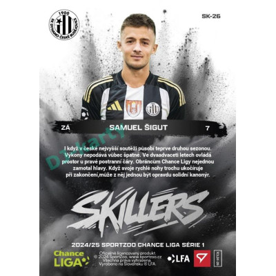 2024/25 Sportzoo Chance Liga 1. série #SK-26 Samuel Šigut Skillers