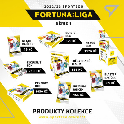 2022/23 Sportzoo Fortuna Liga 1. série Premium Box