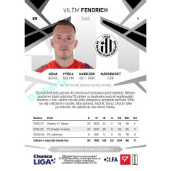 2024/25 Sportzoo Chance Liga 2. série #345 Vilém Fendrich