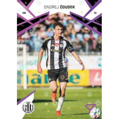 2024/25 Sportzoo Chance Liga 2. série #347 Ondřej Čoudek Cosmic Pink