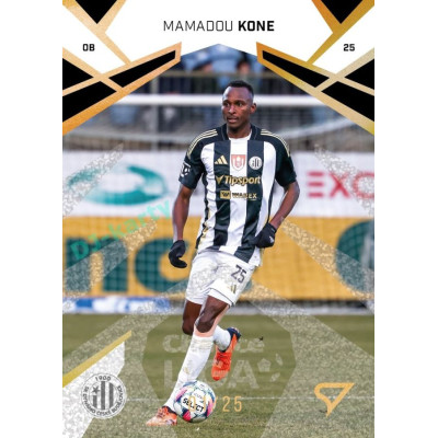2024/25 Sportzoo Chance Liga 2. série #349 Mamadou Kone Gold Glitter xx/25