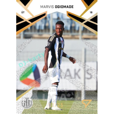 2024/25 Sportzoo Chance Liga 2. série #356 Marvis Ogiomade Gold Glitter xx/25