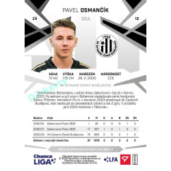 2024/25 Sportzoo Chance Liga 2. série #354 Pavel Osmančík