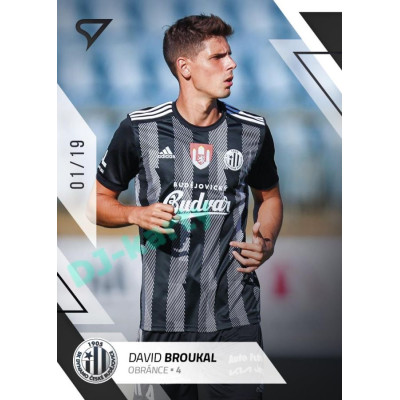 2022/23 Sportzoo Fortuna Liga 2. série #306 David Broukal Black xx/19