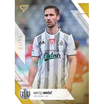 2022/23 Sportzoo Fortuna Liga 2. série #311 Matej Mršić Gold xx/99