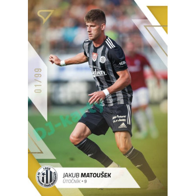 2022/23 Sportzoo Fortuna Liga 2. série #314 Jakub Matoušek Gold xx/99