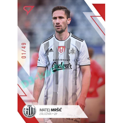 2022/23 Sportzoo Fortuna Liga 2. série #311 Matej Mršić Red xx/49