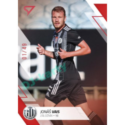 2022/23 Sportzoo Fortuna Liga 2. série #312 Jonáš Vais Red xx/49