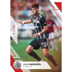 2022/23 Sportzoo Fortuna Liga 2. série #314 Jakub Matoušek Red xx/49